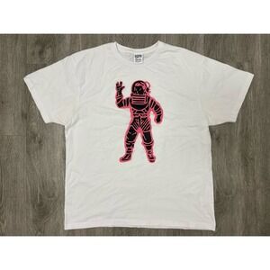BILLIONAIRE BOYS CLUB T-Shirt Men's 2XL White Shirt Astronaut BB Streetwear